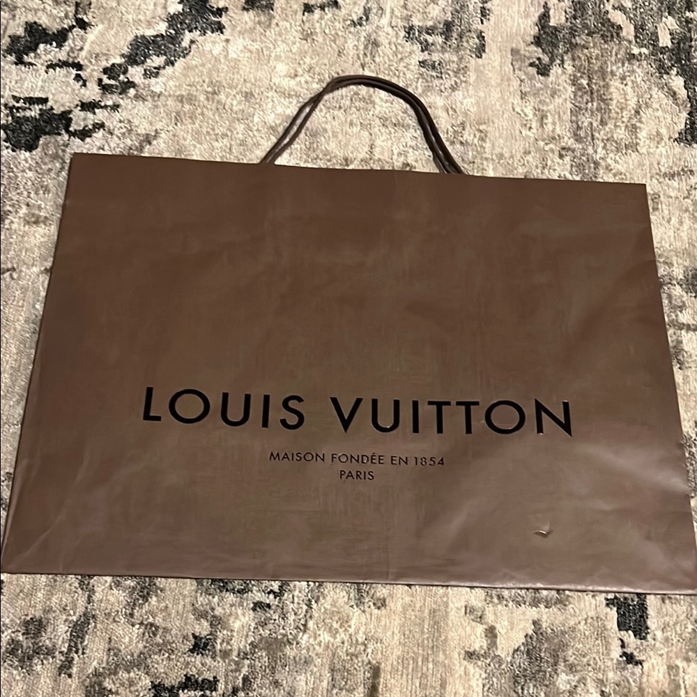 Louis Vuitton Brown Shopping Bag